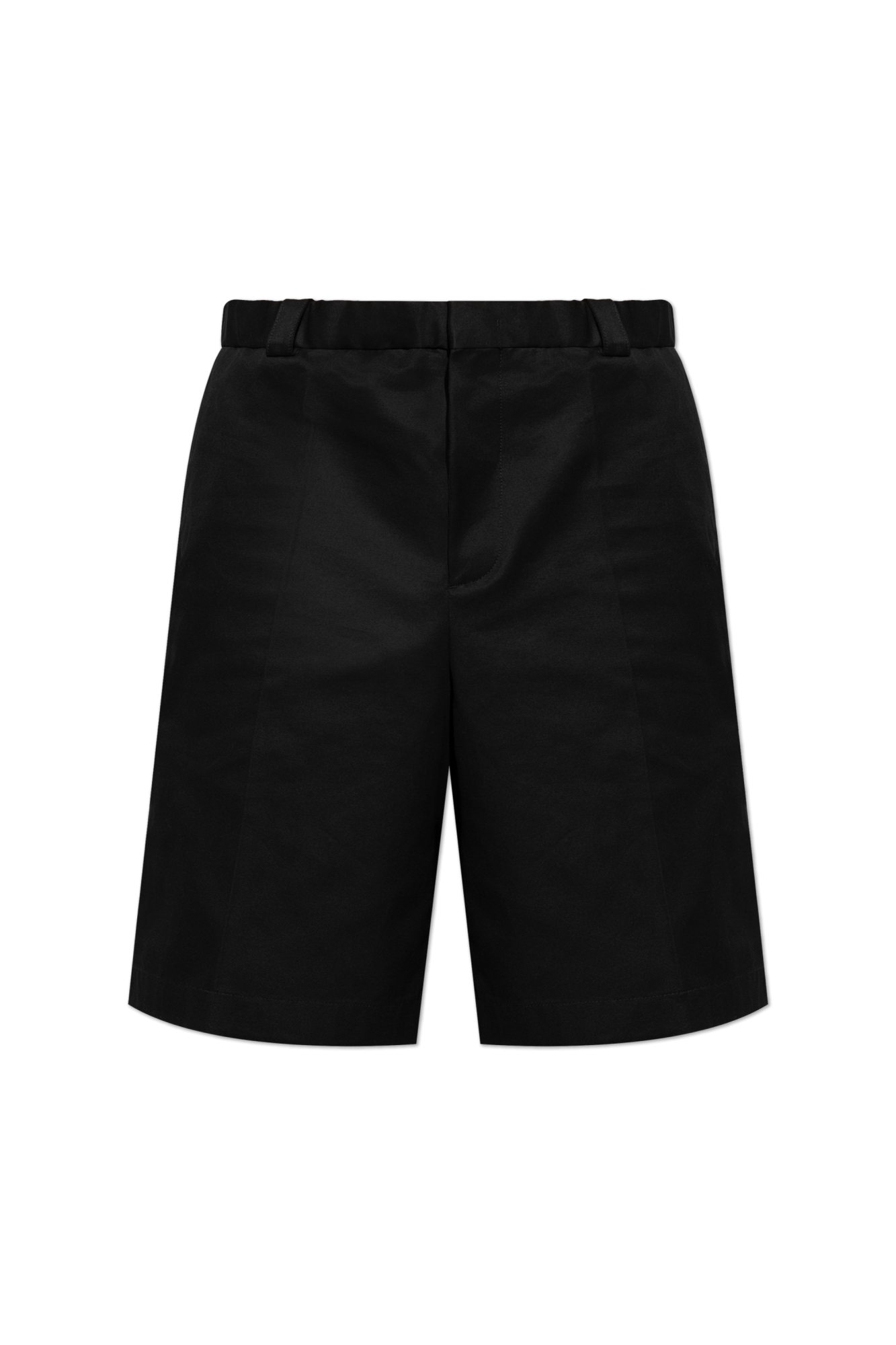 JIL SANDER コットンワイドショートパンツ 38 ブラック 中古・古着通販】JIL SANDER (ジルサンダー) コットンショート